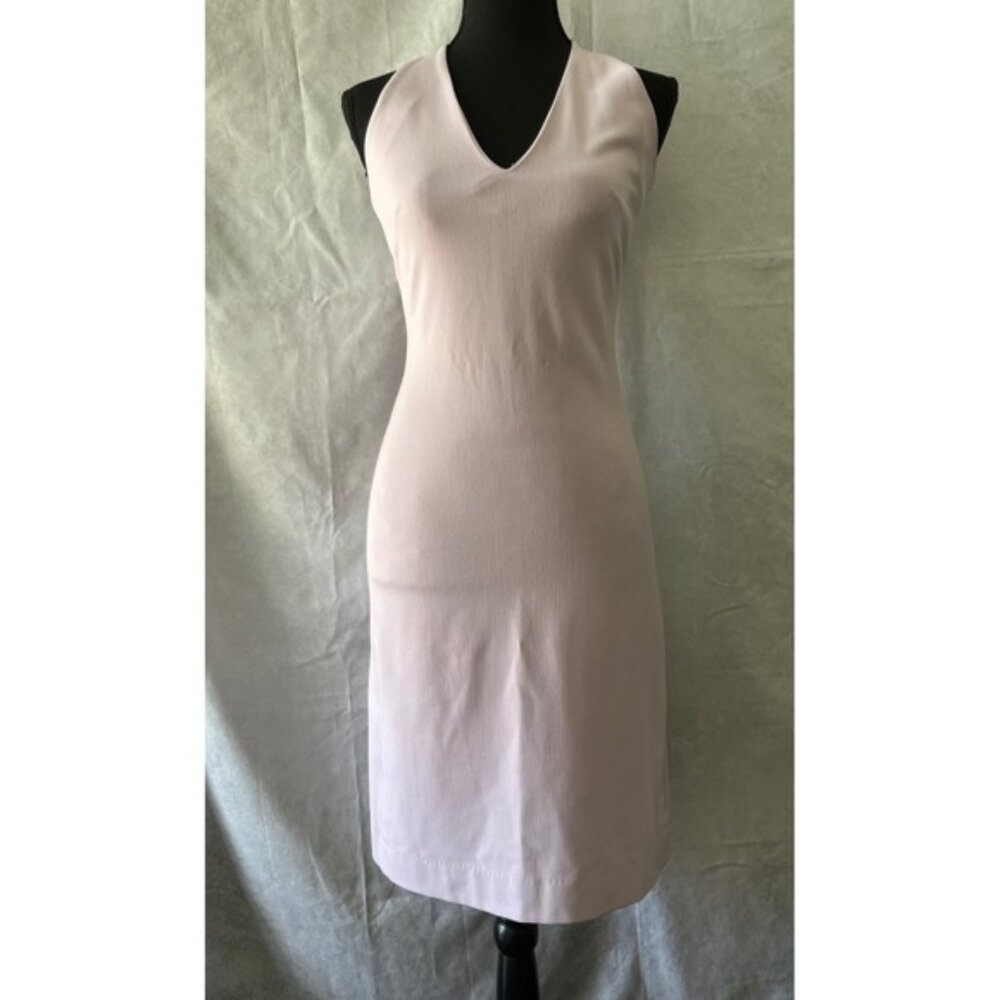 VERDIGO Paris US 2 Sleeveless Halter V-Neck Dress Fitted Cocktail Party